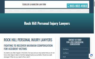 Schiller & Hamilton | Rock Hill Injury Attorneys website