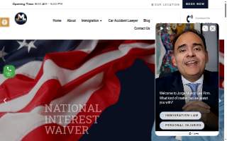 Jorge Munoz Law Firm website
