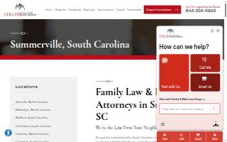 Collins Family & Elder Law Group of Summerville website