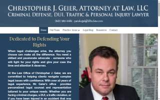 Christopher J. Geier, Attorney at Law, LLC website