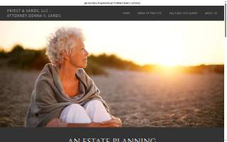 Priest & Sands LLC website