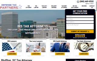 Defense Tax Partners - Tax Attorney, IRS Tax Relief Settlement Service, Free Consultation of Okatie website
