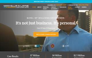 Mani Ellis & Layne Accident & Injury Lawyers Charleston website