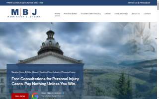 MBJ Nursing Home Abuse & Medical Malpractice Lawyers Columbia website
