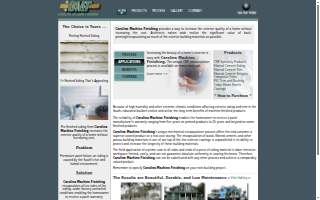 Carolina Machine Finishing website