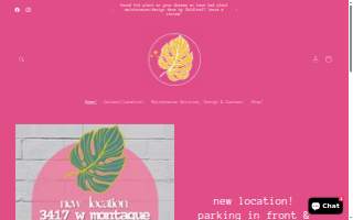 Goldleaf Plant Boutique website
