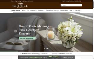 Seithel's Florist website