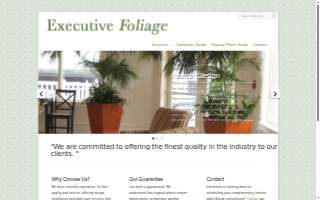 Executive Foliage website
