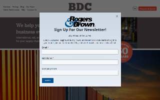 Brown Distribution Centers Inc website