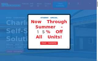 Carter's City Self Storage website