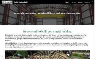 Metal Buildings of South Carolina website