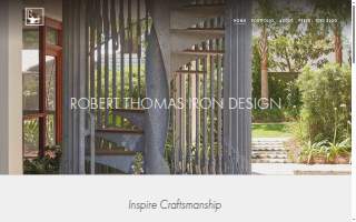 Robert Thomas Iron Design website
