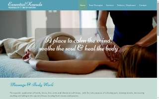 Essential~Kneads Massage & Bodywork website