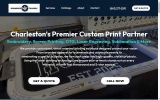 Seaboard Traders - Custom T-Shirt, Silk Screen & Embroidery website