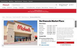 Michaels of North Charleston website