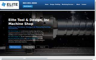 Elite Tool & Design website