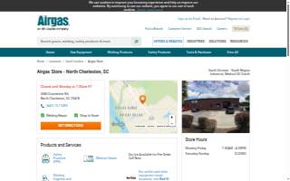 Airgas Store of North Charleston website