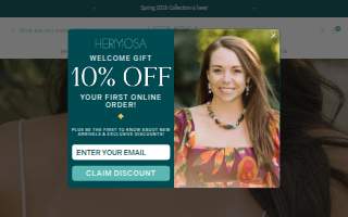 Hermosa Jewelry of Mt Pleasant website