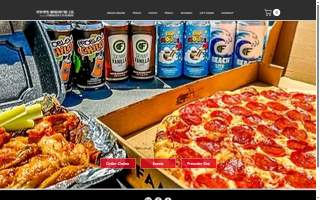 Fam's Brewing Co. featuring Famulari's Pizzeria website
