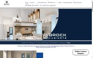 Brock Cabinets, Inc. website