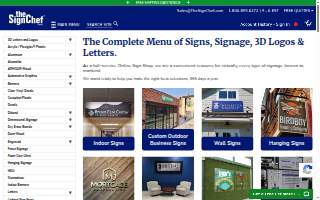 TheSignChef.com website