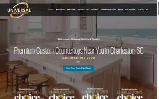 Universal Marble & Granite, Countertops & More website