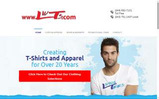 Living Tees website