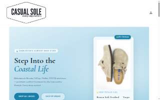 Casual Sole website