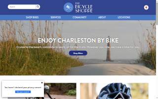 The Bicycle Shoppe website
