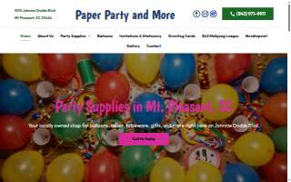 Paper Party and More! website