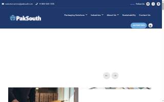 PakSouth Charleston website