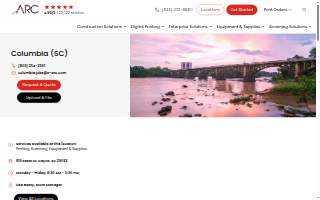 ARC Document Solutions of Cayce website