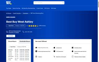 Best Buy of Charleston website