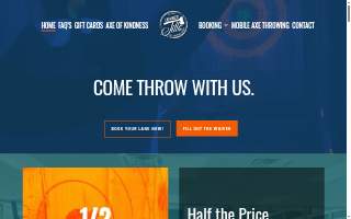 Lumber Jill's Axe Throwing website