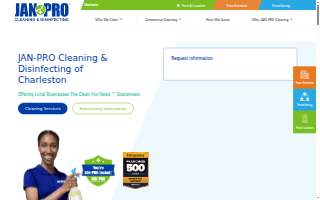 JAN-PRO Cleaning & Disinfecting in Charleston website