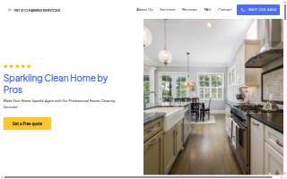 TNT'S Cleaning Services website