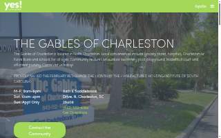 The Gables of Charleston website