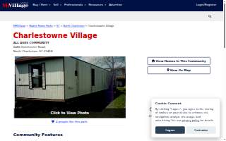 Charlestowne Village Mobile website