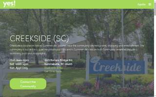 Creekside website