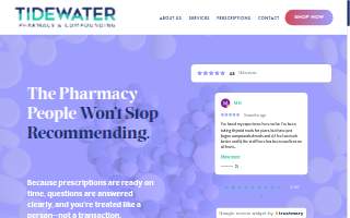 Tidewater Pharmacy & Compounding website