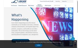 Lincare of West Columbia website