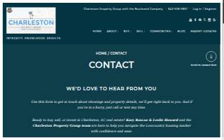 Charleston Property Group website