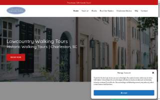 Lowcountry Walking Tours website