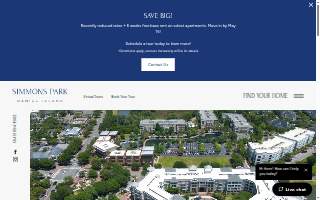 Simmons Park website