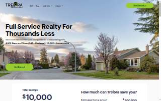 Trelora Realty website