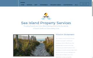 Sea Island Property Services website