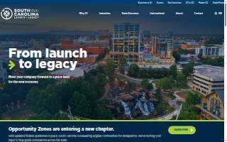 SC Department of Commerce website