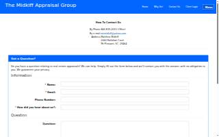The Midkiff Appraisal Group website
