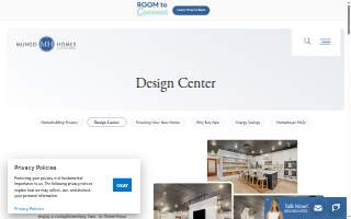 Mungo Homes Charleston Design Center website