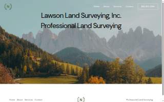 Lawson Land Surveying, Inc. website
